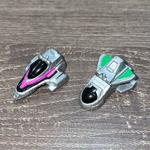 VINTAGE RARE BANDAI Power Rangers Time Force Megazord Micro Flyers Of 2ea